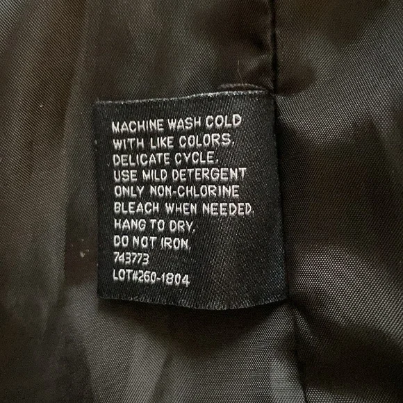 Faux Black Leather Jacket moto - Picture 11 of 11